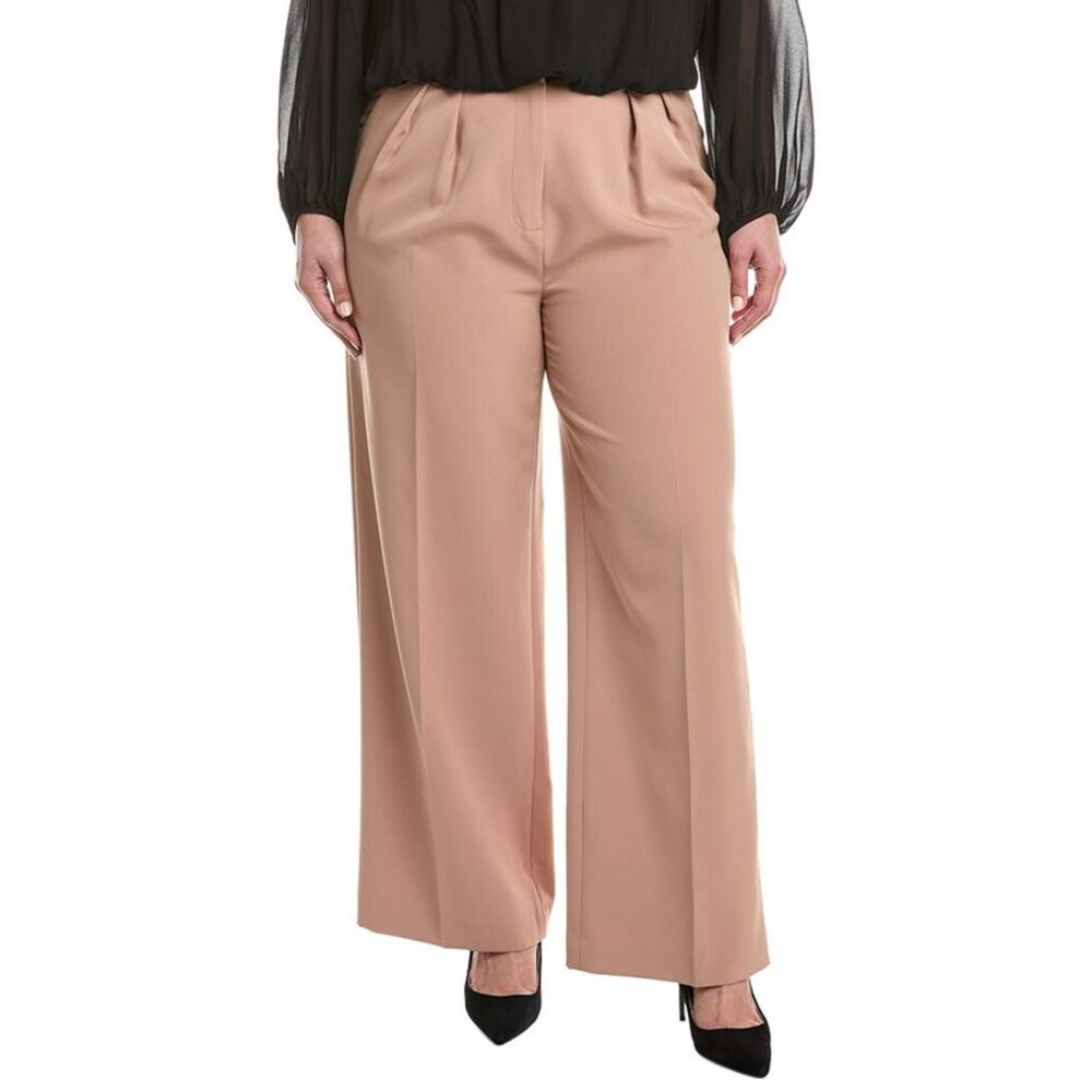 Akris Womens  Melissa Wool-Blend Pant, Brown
